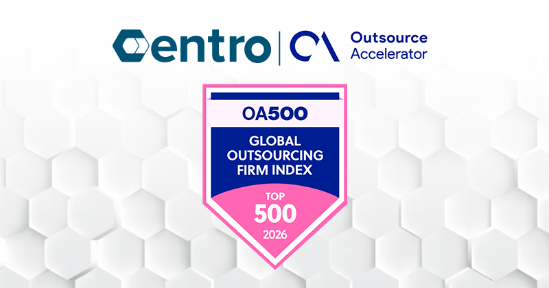 Centro Places in Top 500 Global Outsourcing Firm Index